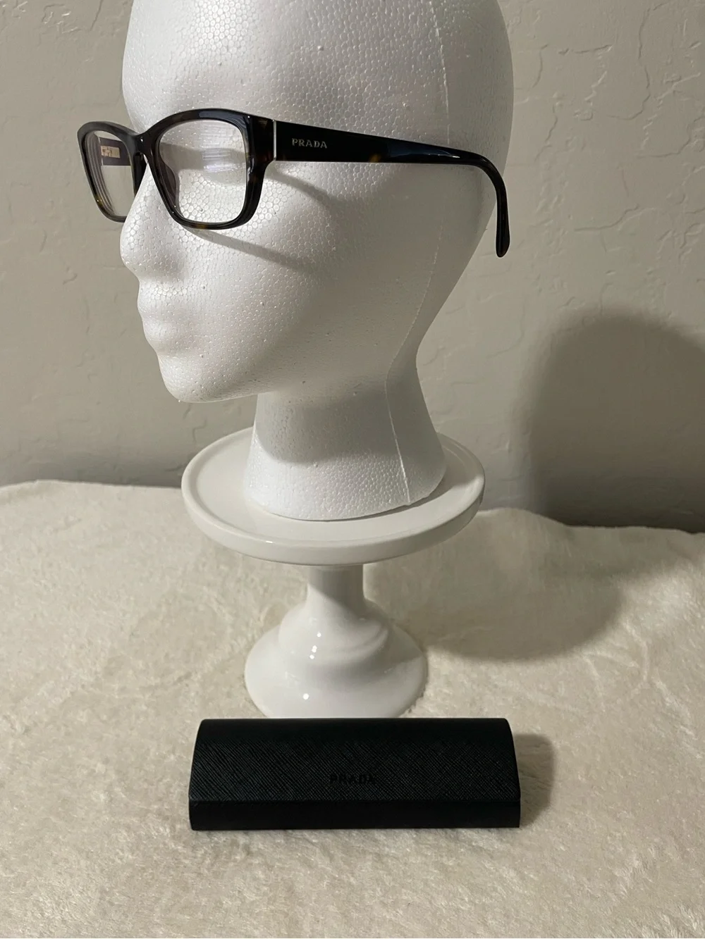 EUC-Prada Tortoise 52MM Eyeglass Frames-Made in Italy